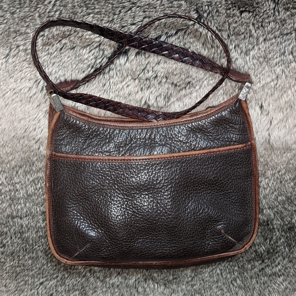 Brighton Vintage Leather Bag Brown 812350 - Picture 3 of 10